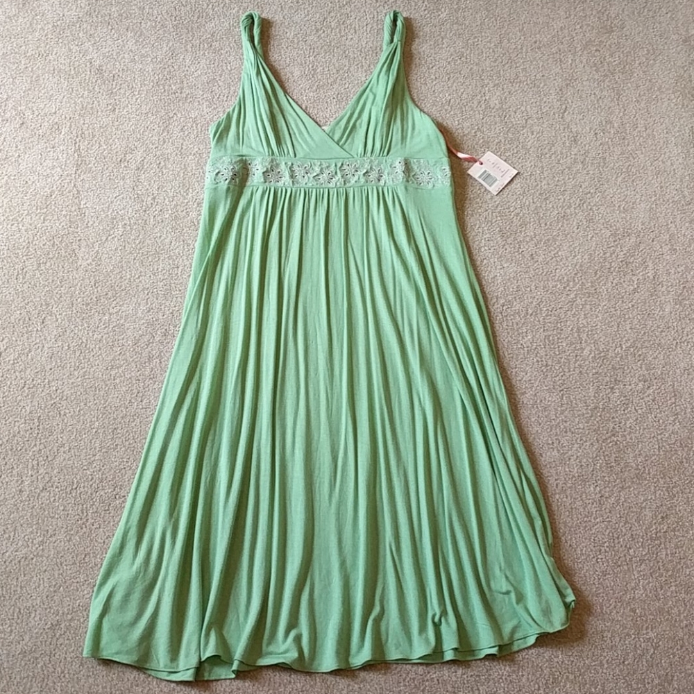NWT Intuitions green sundress
